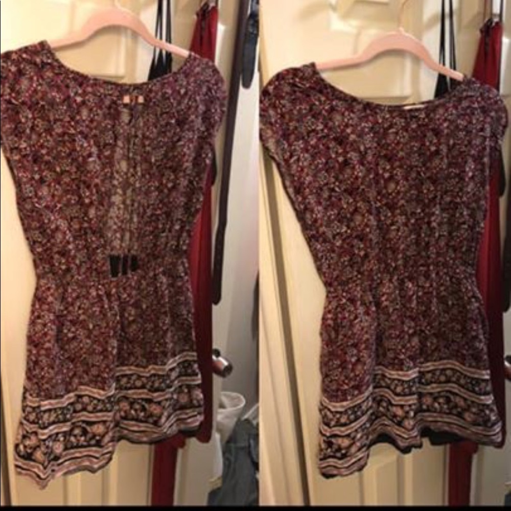 Mini dress w/pockets